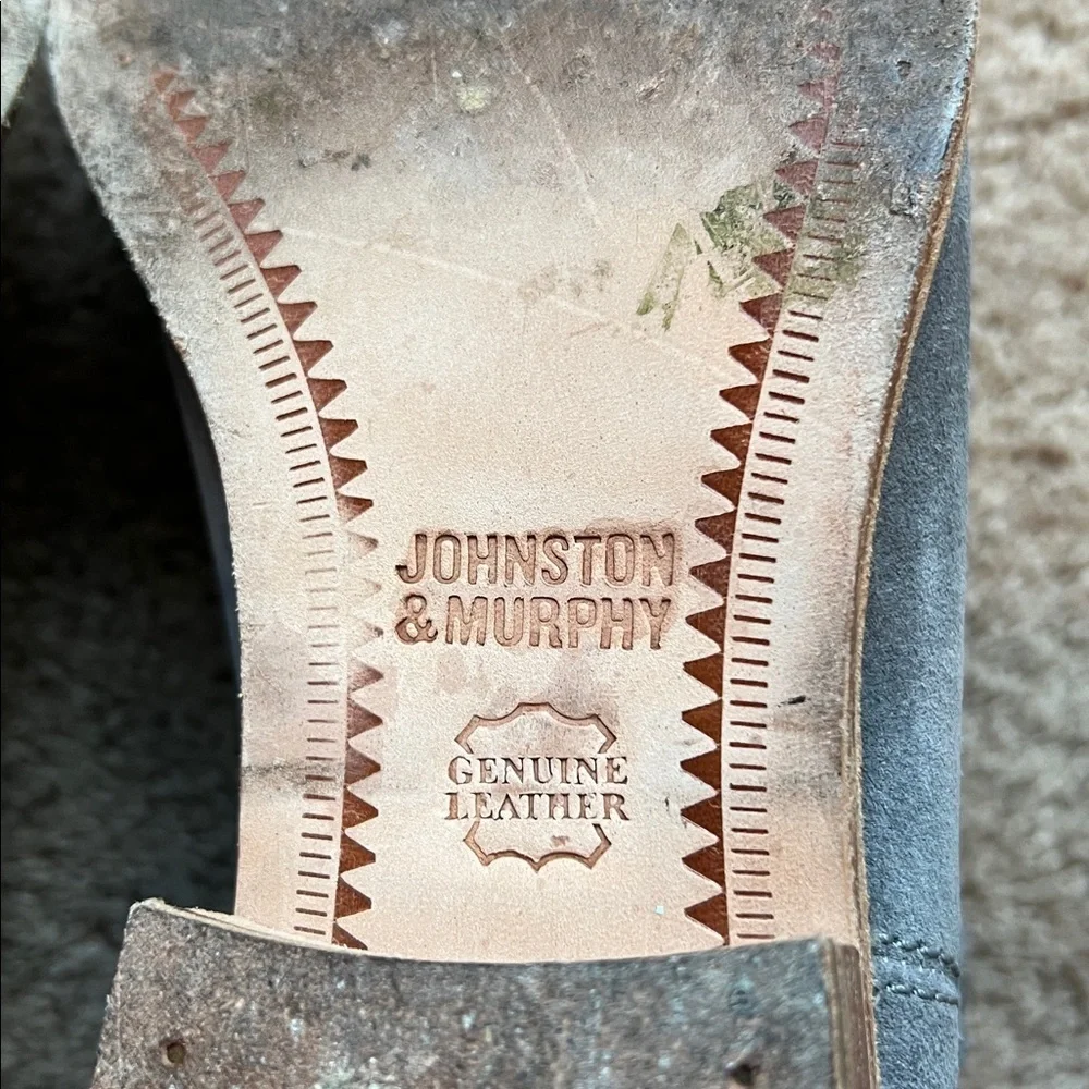 Johnston & Murphy Suede Stitched Bootie